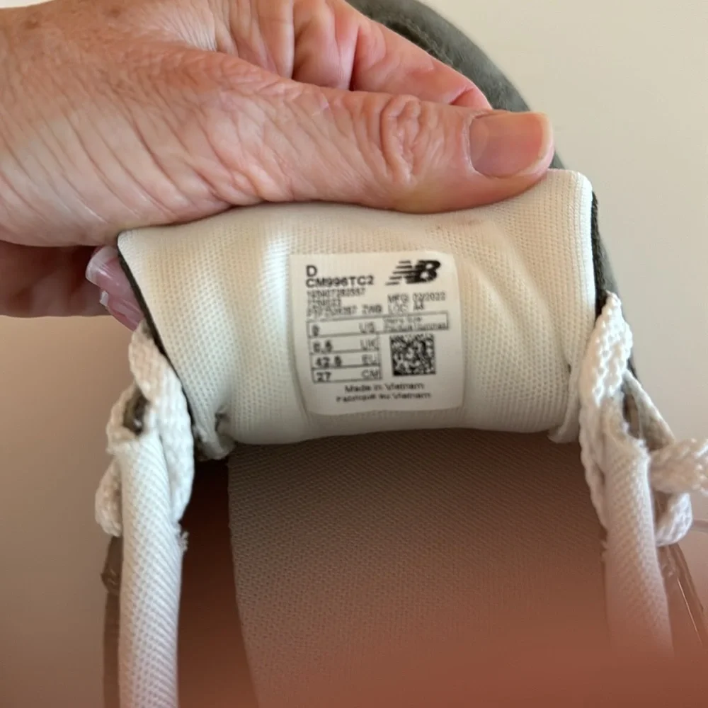 New Balance Men's Green and Gray Trainers 996 SIZE 8 - Picture 7 of 8